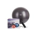 Agm Group 65 cm Fitness Ball Kit - Dark Purple AG12909